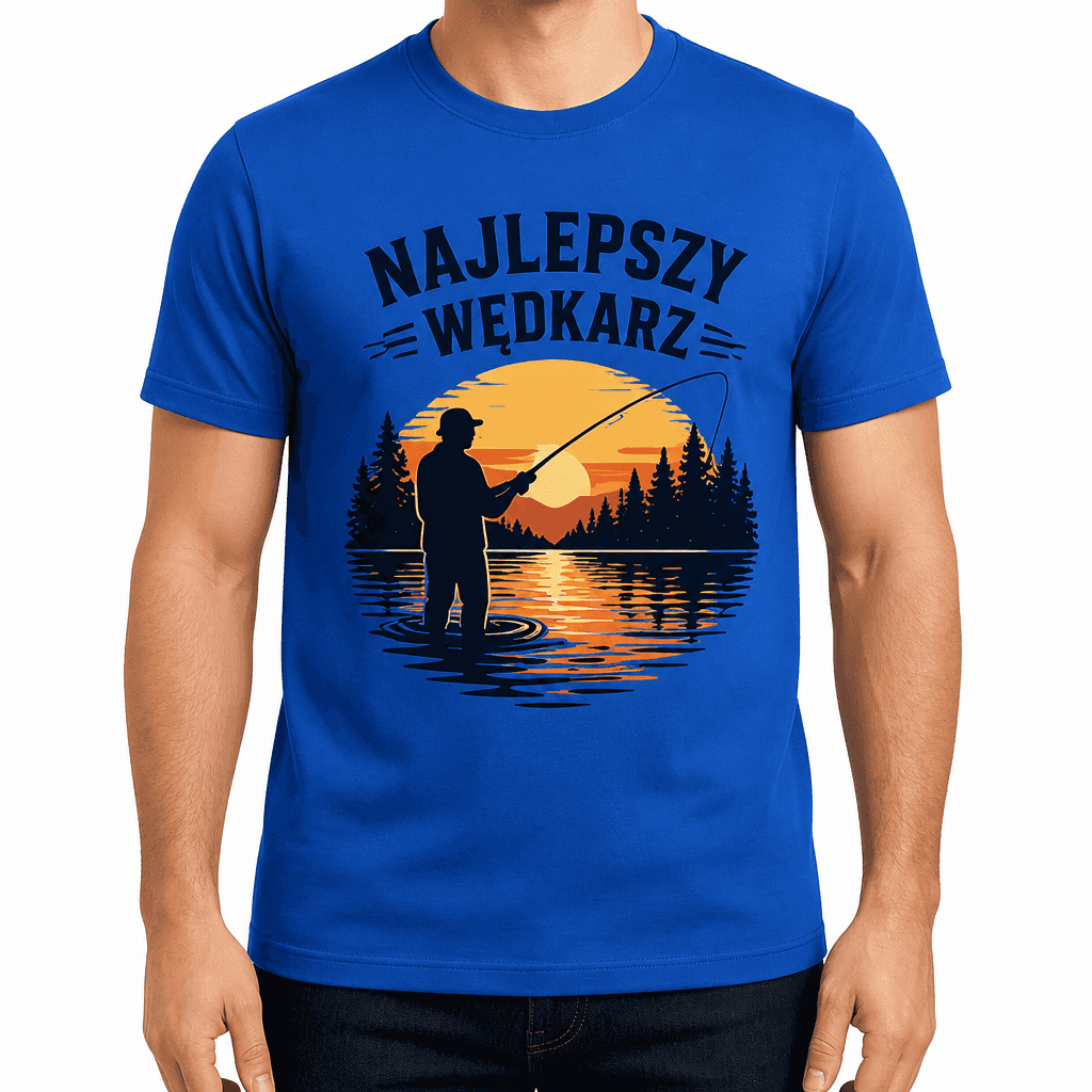 Koszulka wędkarska – NAJLEPSZY WĘDKARZ