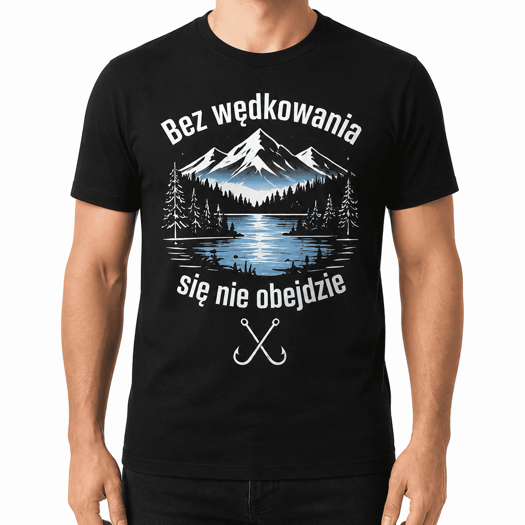 Koszulka wędkarska – Bez wędkowania się nie obejdzie