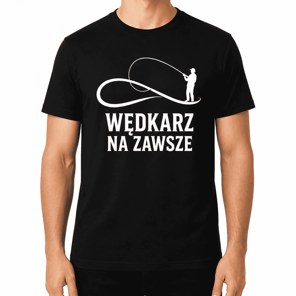 Koszulka wędkarska – WĘDKARZ NA ZAWSZE
