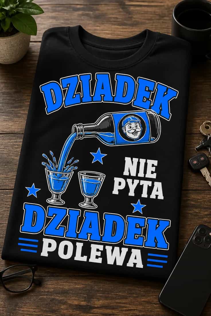 Koszulka dla dziadka – Dziadek Nie Pyta Dziadek Polewa