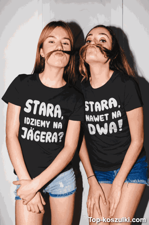 Koszulki dla par idziemy na Jägera