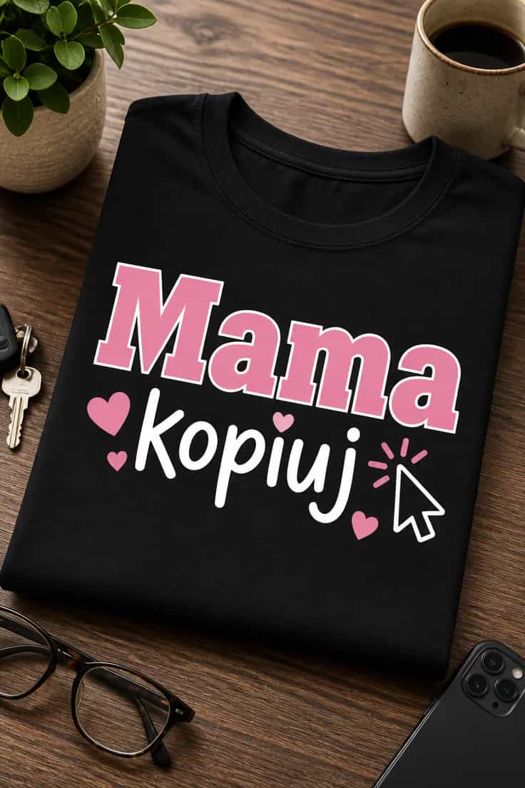 Koszulka dla mamy – Mama kopiuj