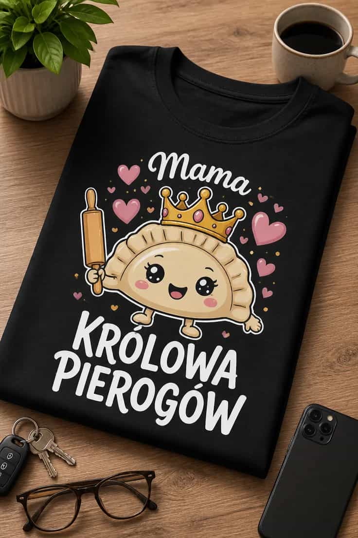 Koszulka dla mamy – Mama Królowa Pierogów