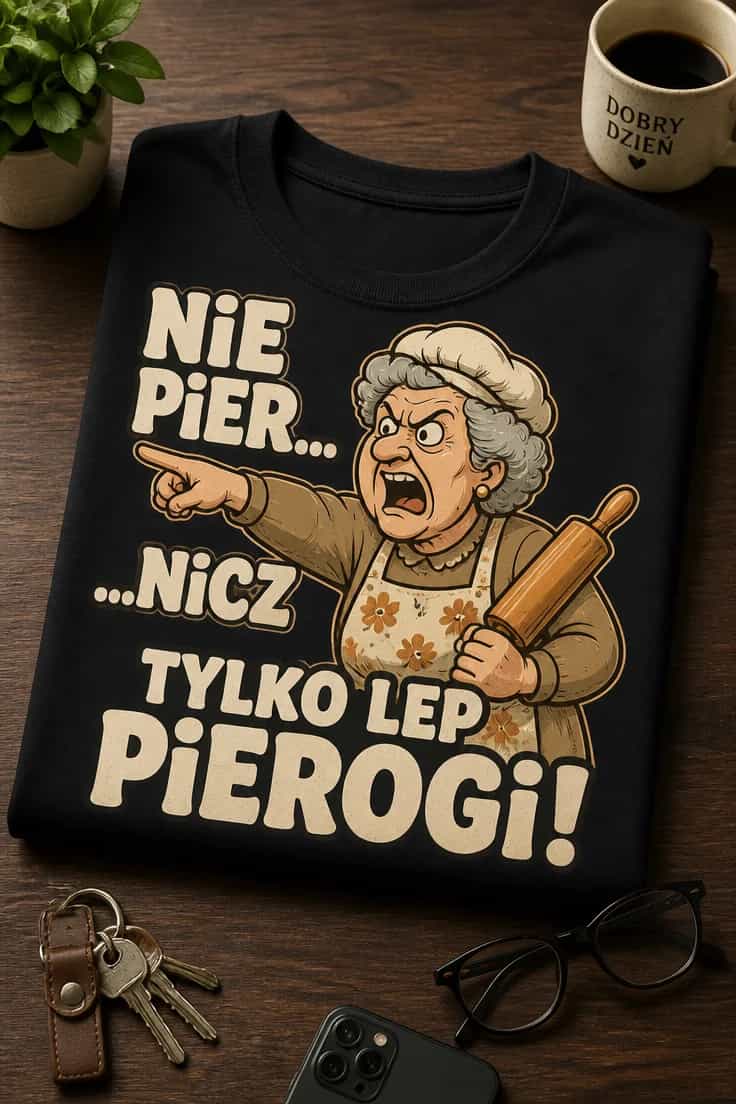 Koszulka nie piernicz, tylko lep pierogi