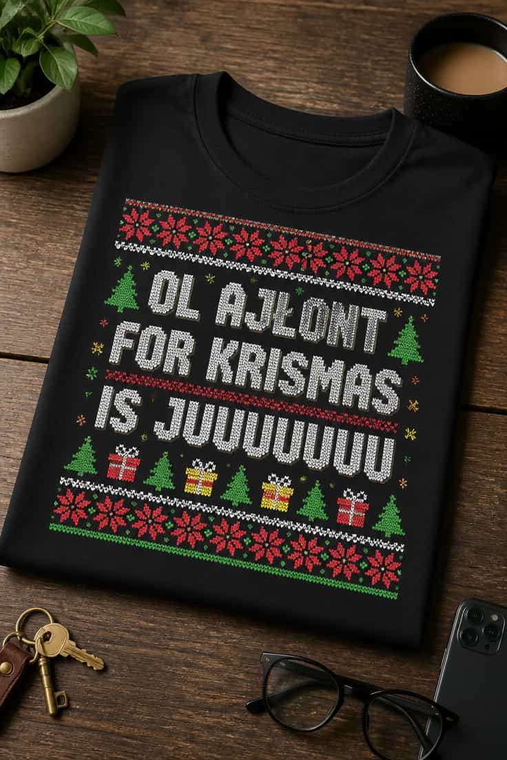 Koszulka dla zakochanych – Ol Ajłont For Krismas Is Juuuuuu