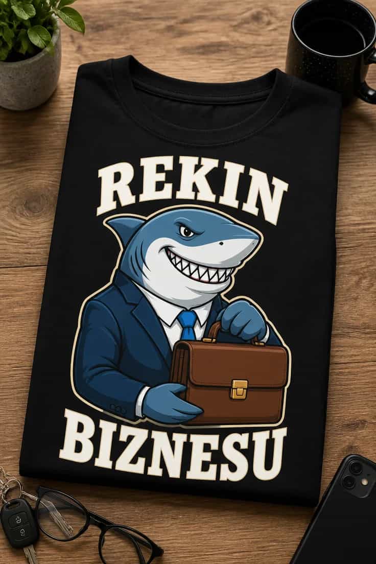 Koszulka dla biznesmena – Rekin Biznesu