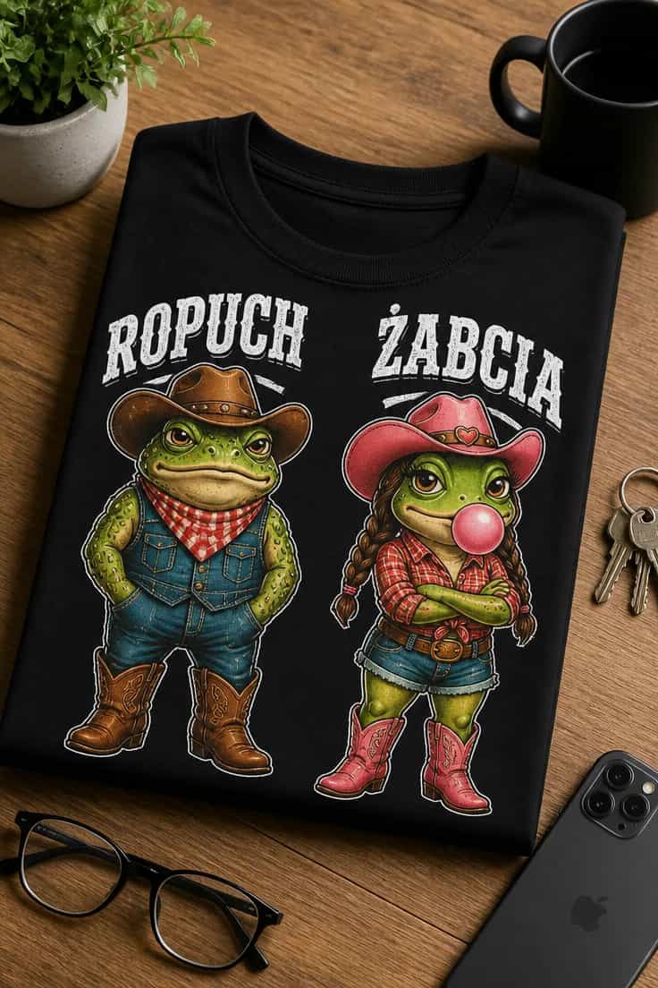 Koszulka dla pary – Ropuch Żabcia