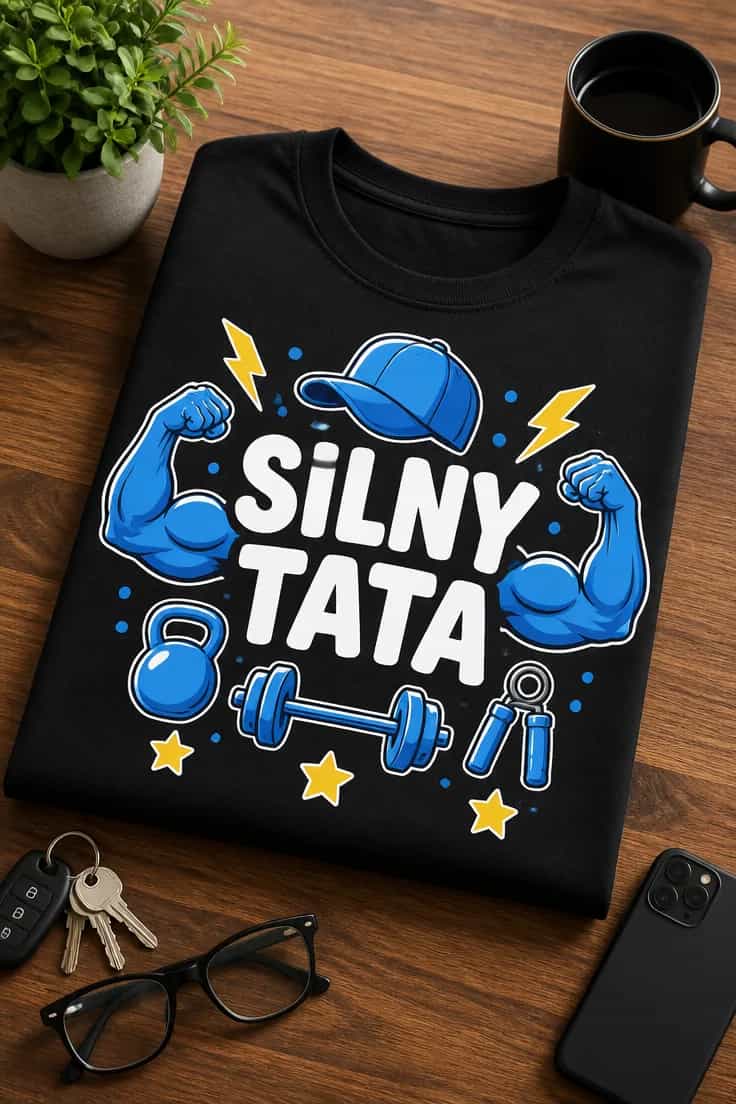 Koszulka dla taty – Silny Tata 2