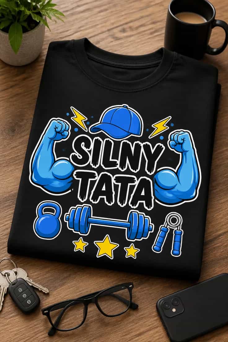 Koszulka dla taty – Silny Tata