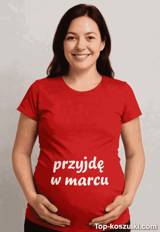 Śmieszna koszulka przyjdę w marcu