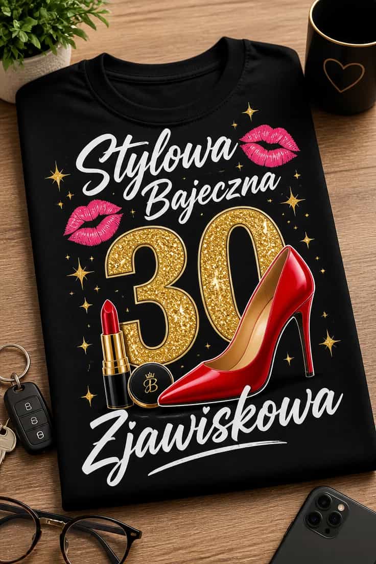 Koszulka na 30 urodziny bajeczna i zjawiskowa