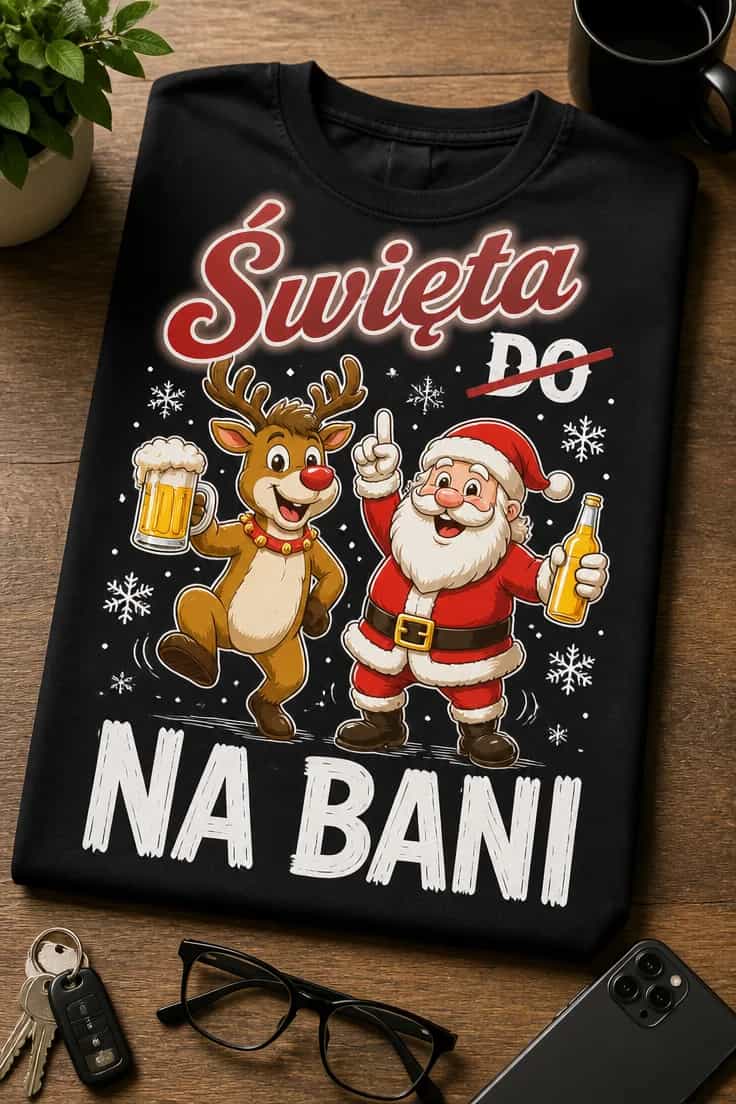 Koszulka dla imprezowiczów – Święta Do Na Bani
