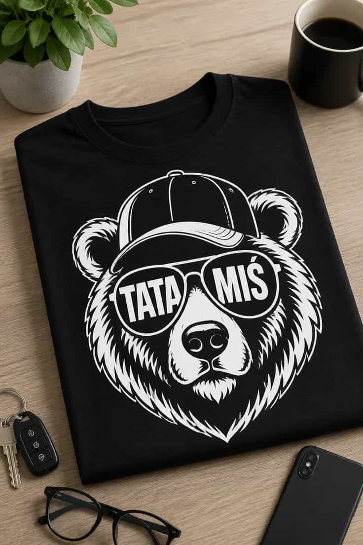 Koszulka dla taty – Tata Miś