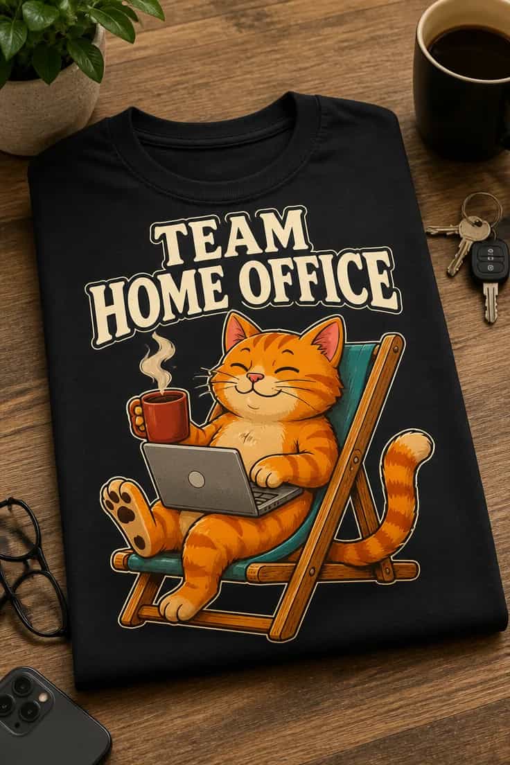 Koszulka dla pracujących zdalnie – Team Home Office