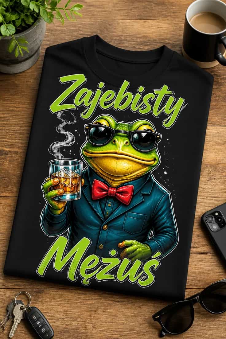 Koszulka dla męża – Zajebisty Mężuś