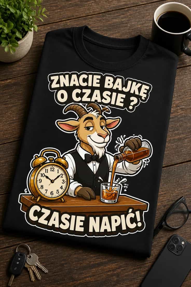 Koszulka znacie bajkę o czasie? czasie napić!