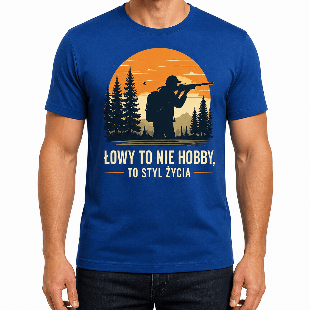 Koszulka myśliwska – Łowy to nie hobby, to styl życia
