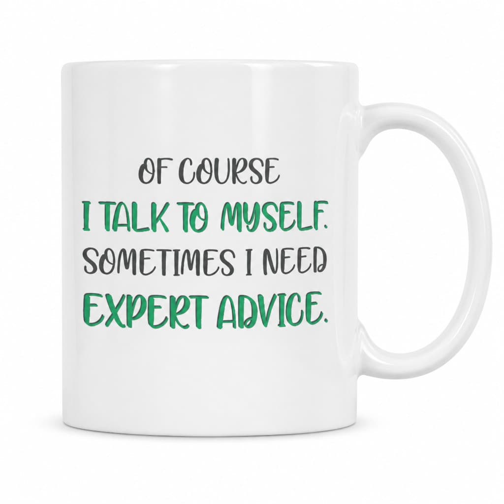 Śmieszny kubek Expert Advice
