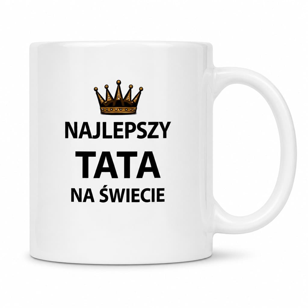 Śmieszny kubek najlepszy na świecie z własnym napisem