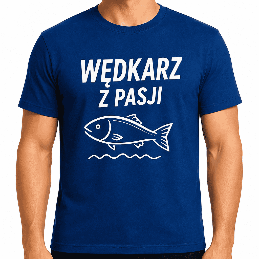 Koszulka na 50. urodziny – Wędkarz z pasji