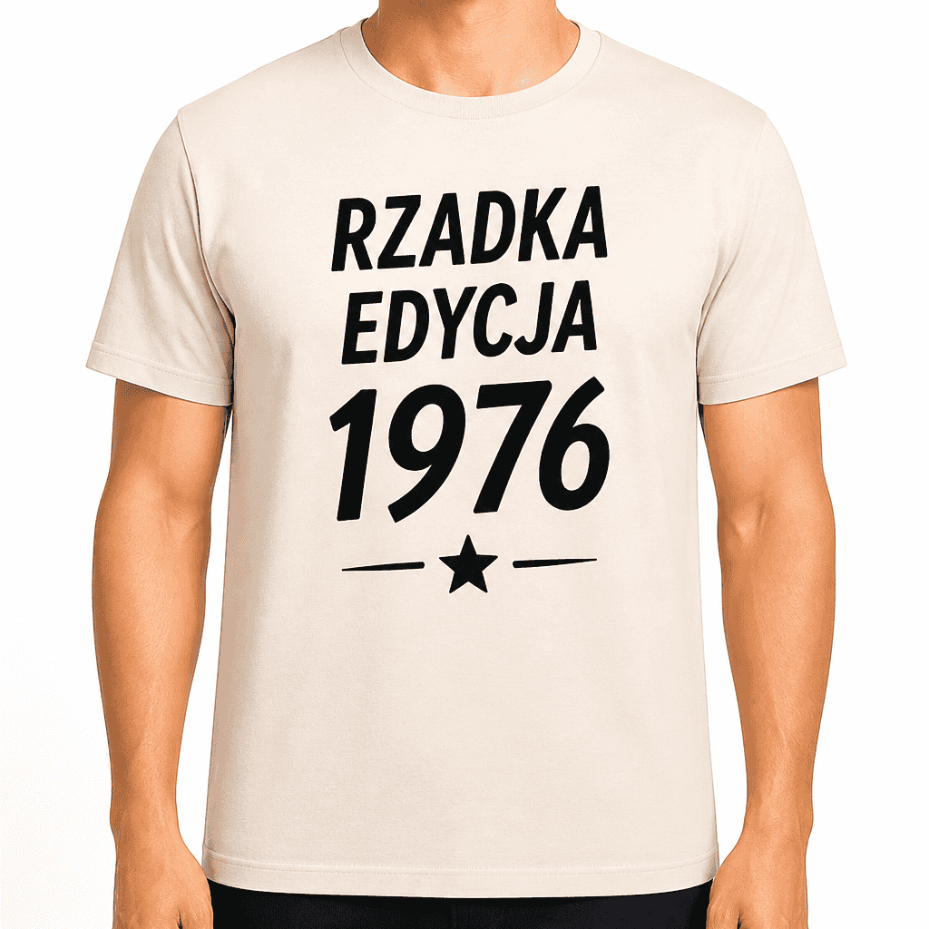 Koszulka na 50. urodziny – Rzadka edycja 1976