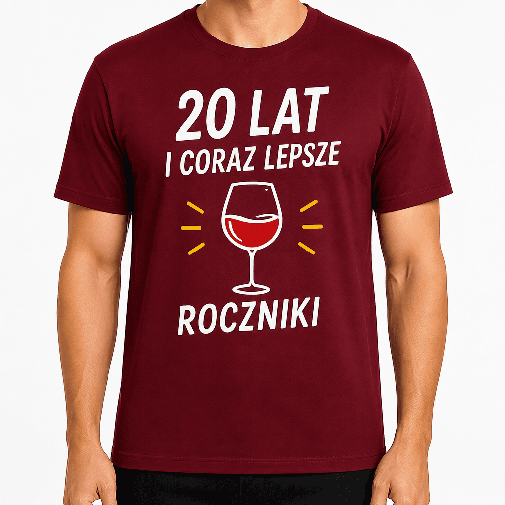 Koszulka na 20. urodziny – 20 lat i coraz lepsze roczniki