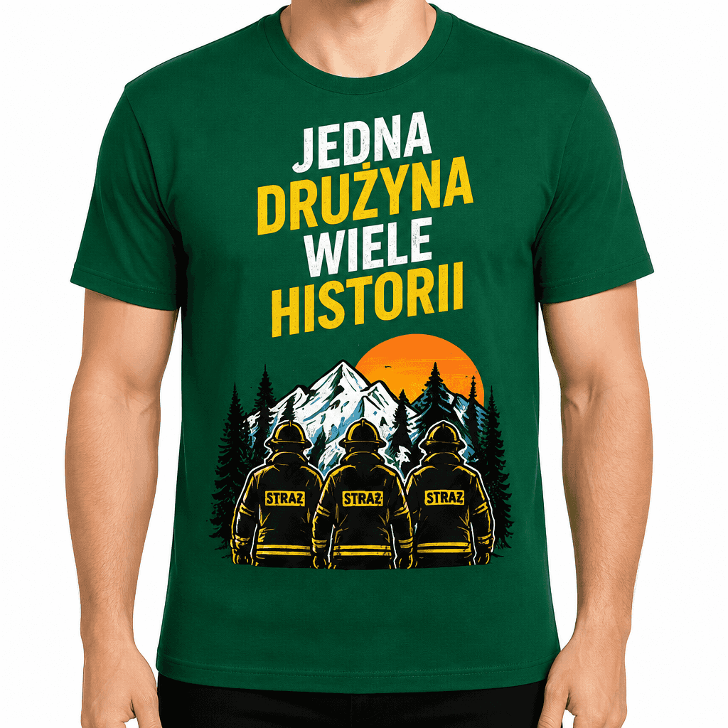 Koszulka dla strażaka – Jedna drużyna wiele historii