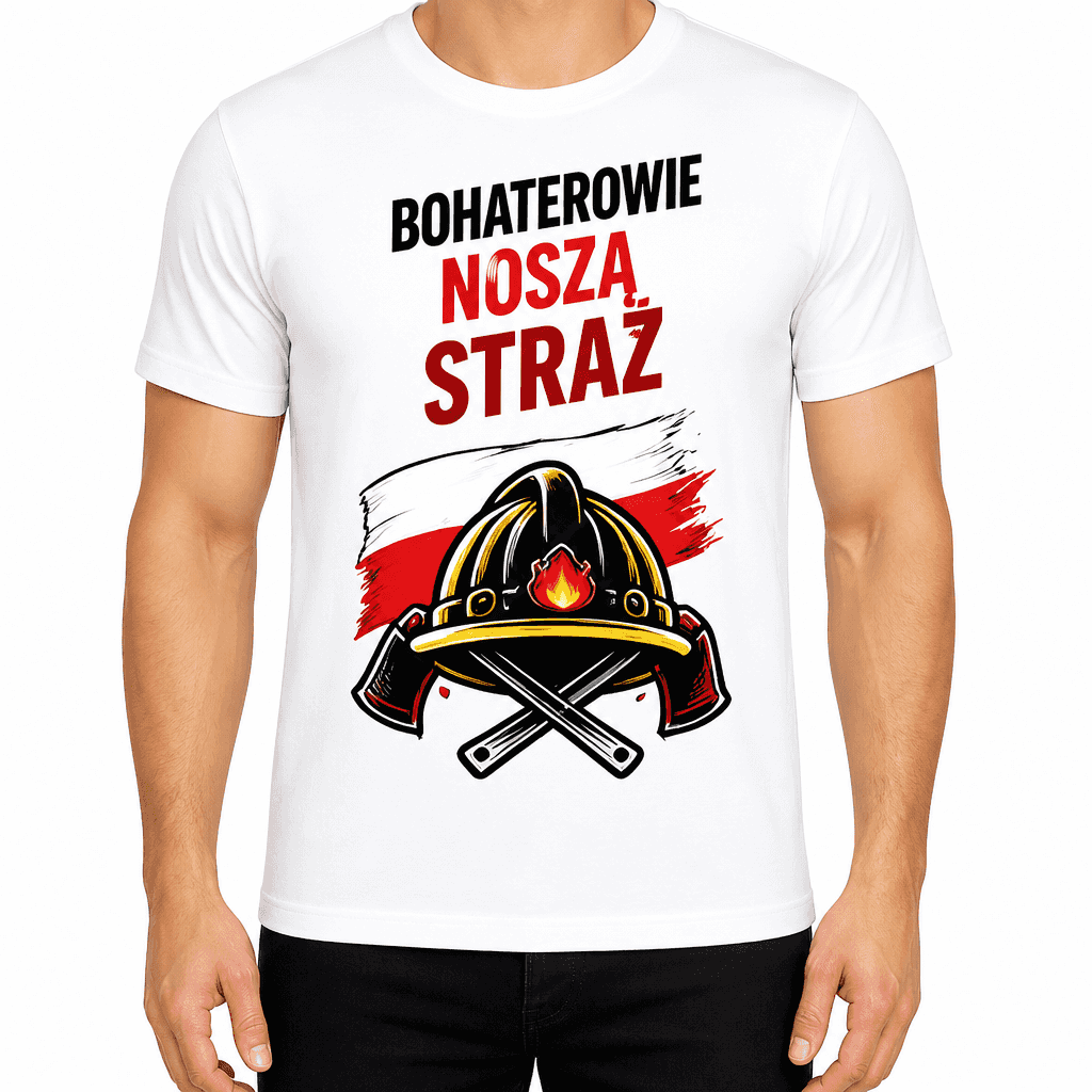 Koszulka dla strażaka – Bohaterowie noszą straż