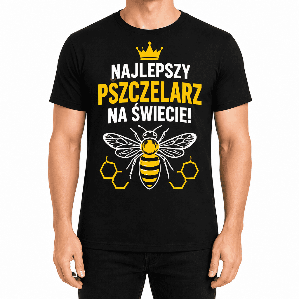 Koszulka pszczelarza – NAJLEPSZY PSZCZELARZ NA ŚWIECIE!