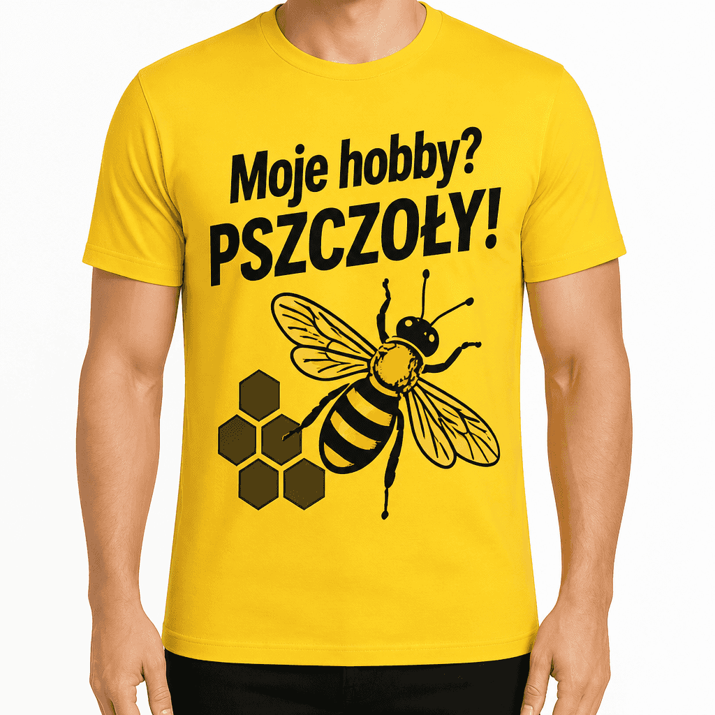 Koszulka pszczelarza – Moje hobby? PSZCZOŁY!