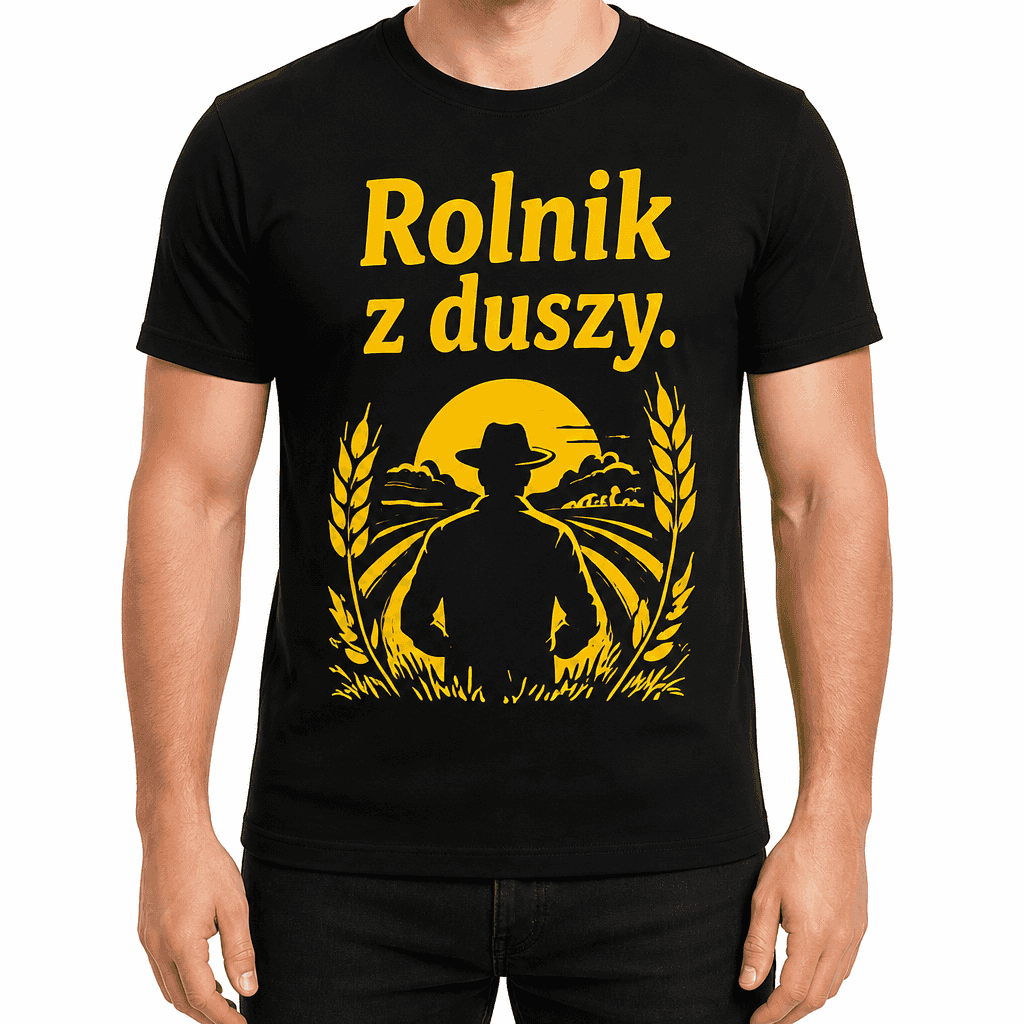 Koszulka dla rolnika – Rolnik z duszy.