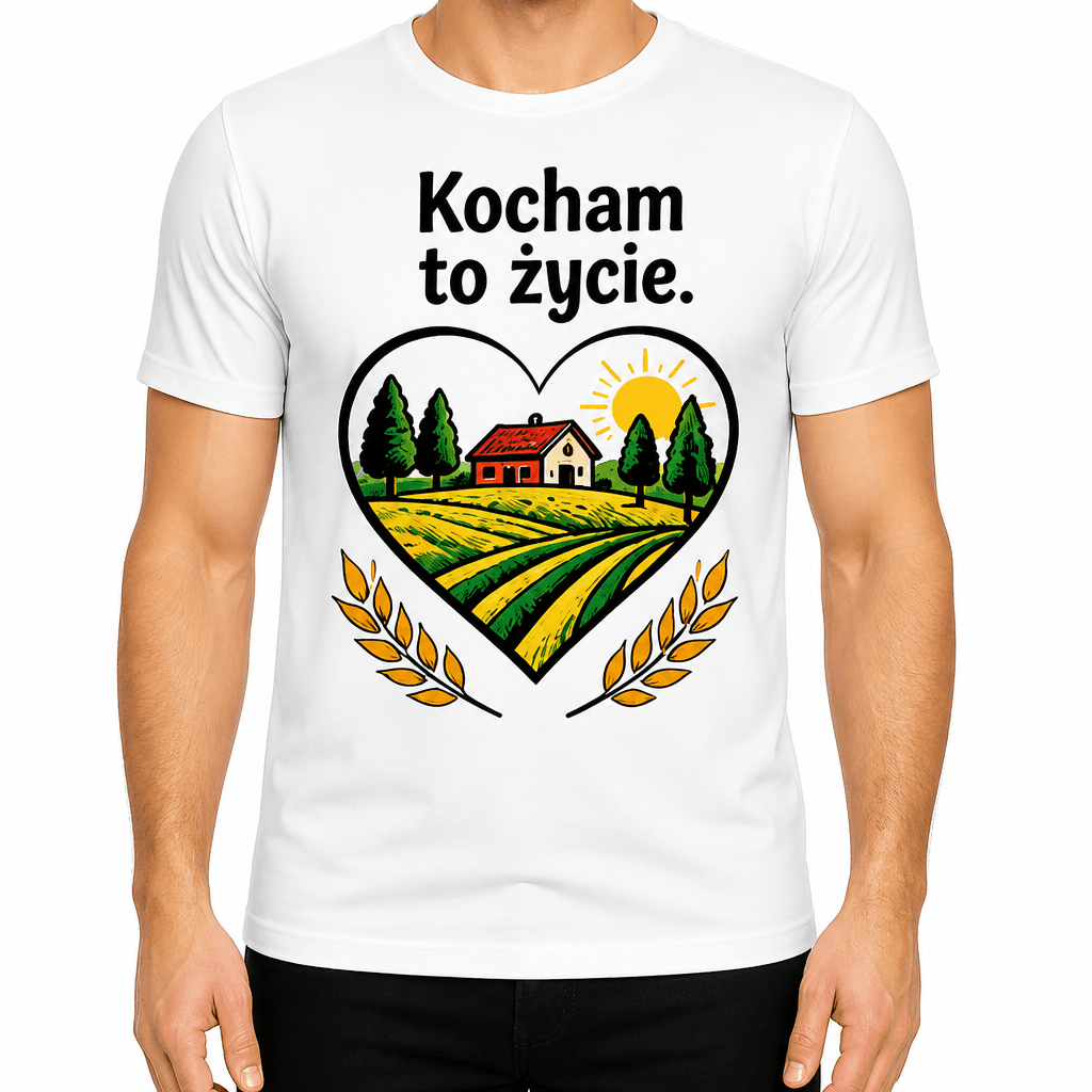 Koszulka dla rolnika – Kocham to życie.