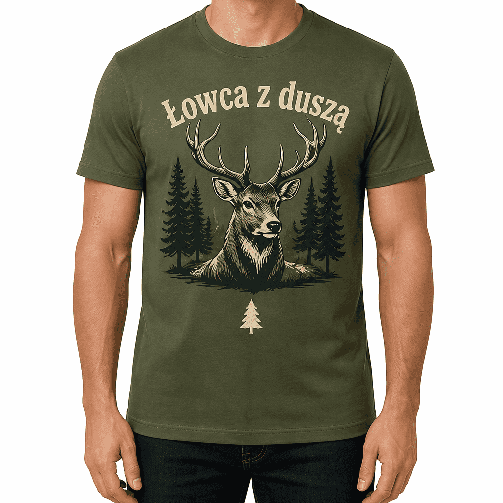 Koszulka myśliwska – Łowca z duszą