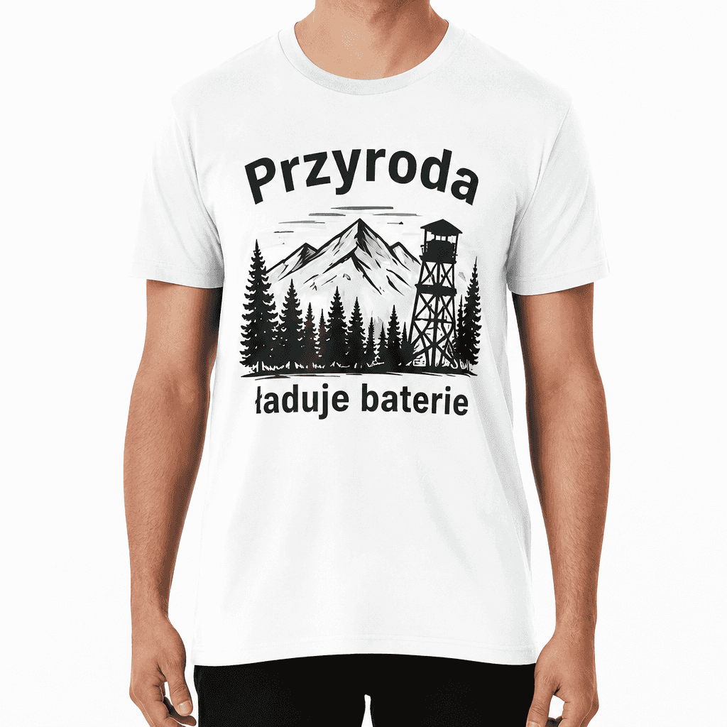 Koszulka myśliwska – Przyroda ładuje baterie