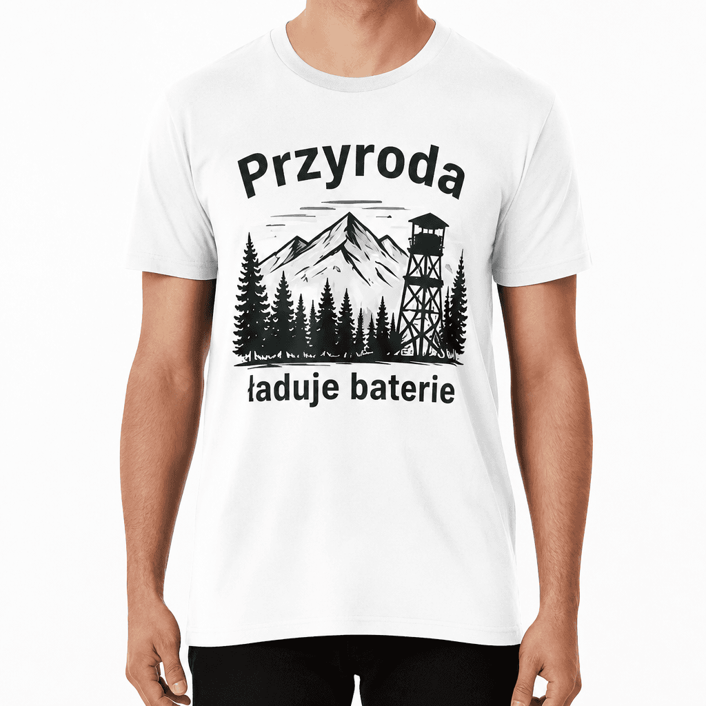 Koszulka myśliwska – Przyroda ładuje baterie