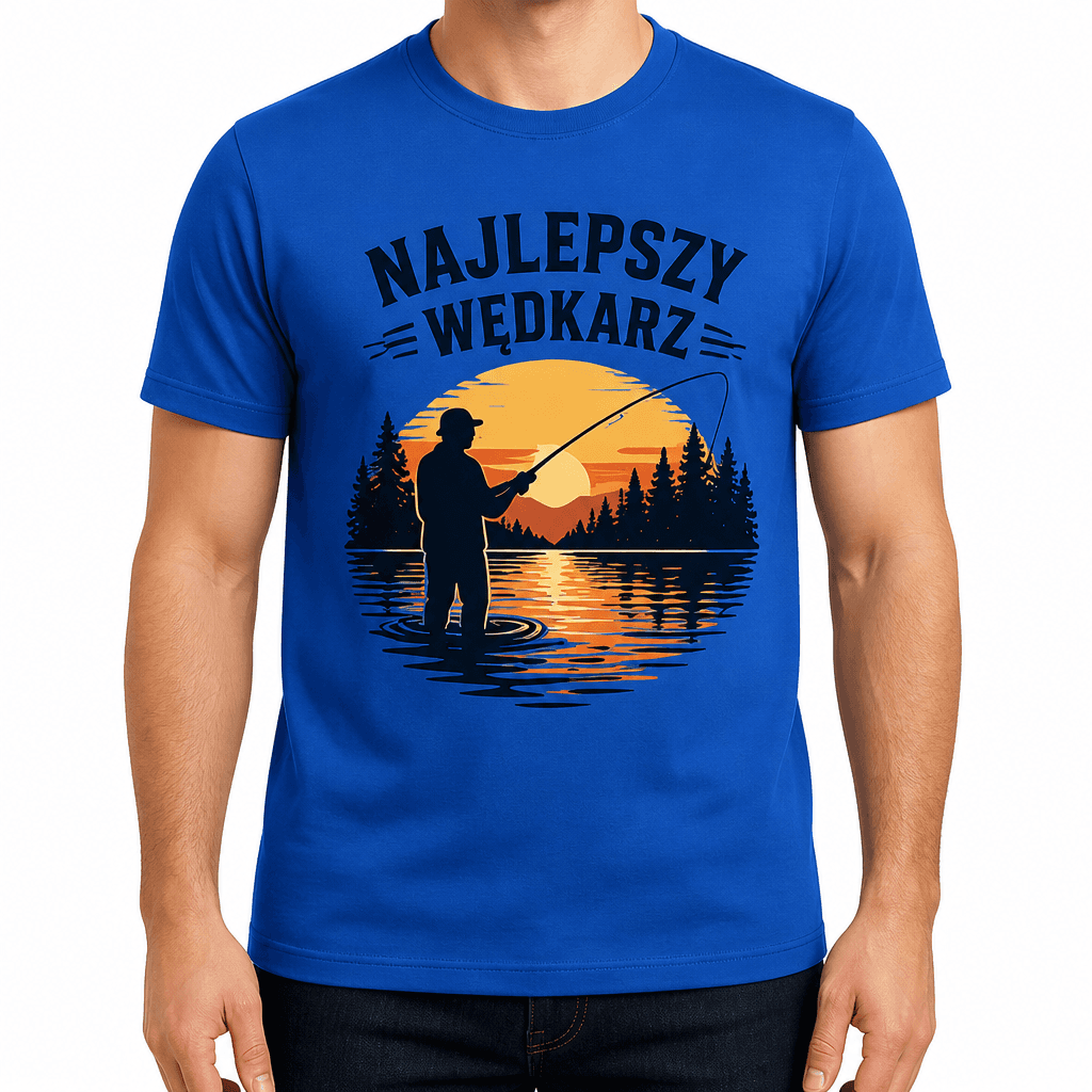 Koszulka wędkarska – NAJLEPSZY WĘDKARZ