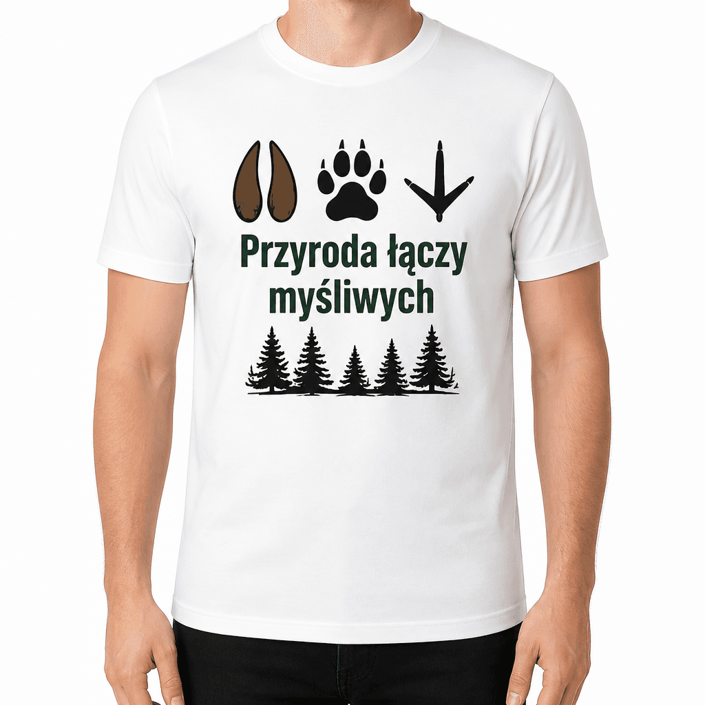 Koszulka myśliwska – Przyroda łączy myśliwych