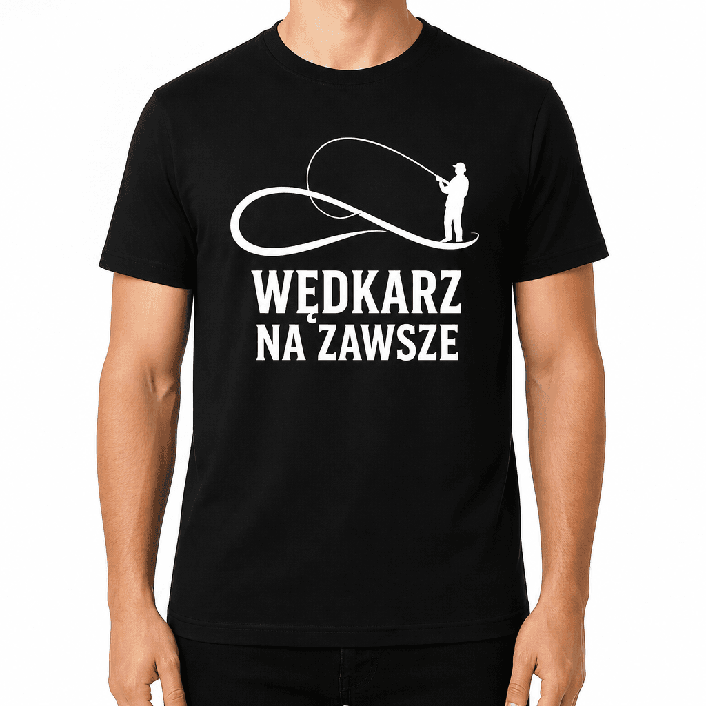 Koszulka wędkarska – WĘDKARZ NA ZAWSZE