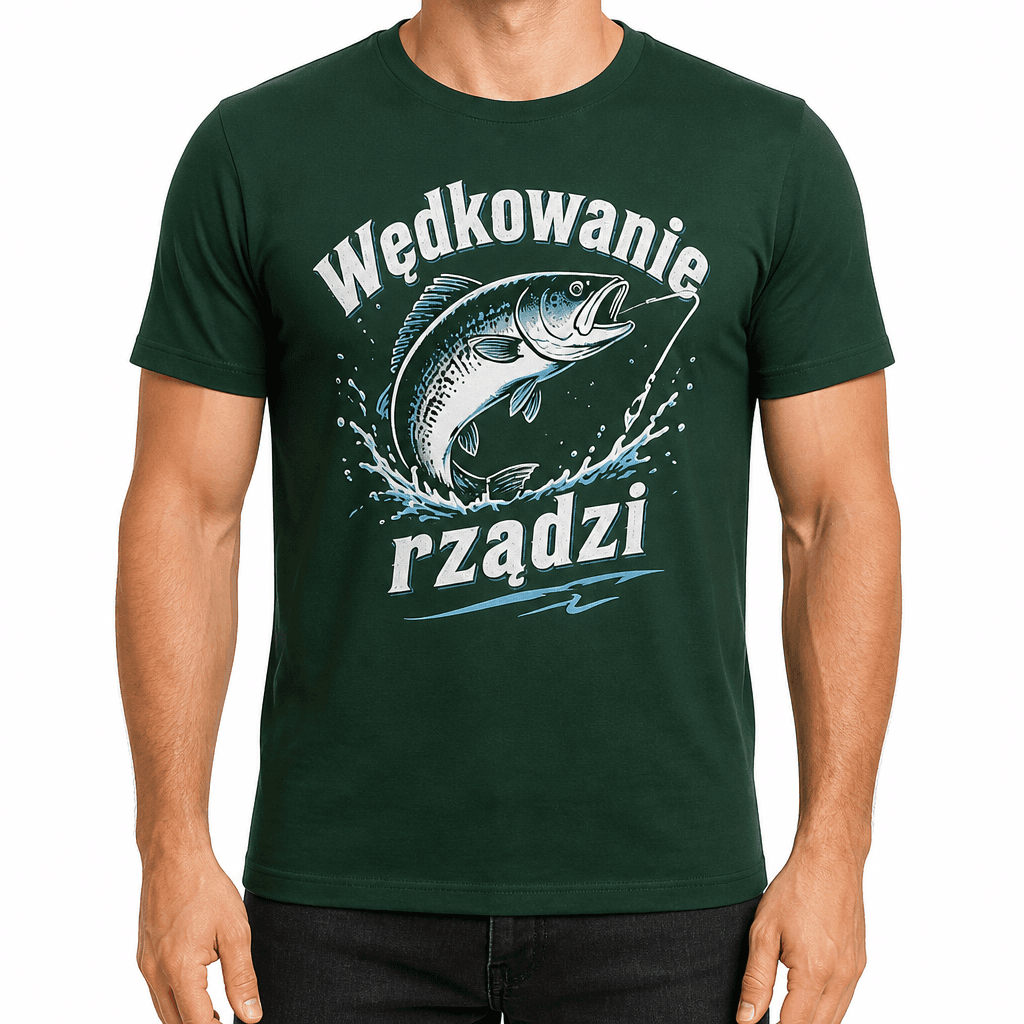 Koszulka wędkarska – Wędkowanie rządzi