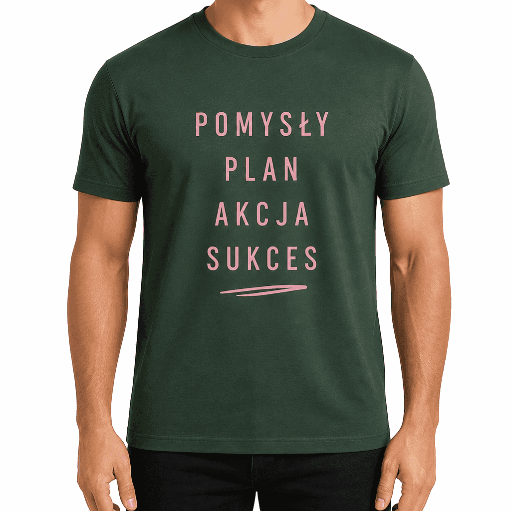 Koszulka dla współpracownika – POMYSŁY PLAN AKCJA SUKCES