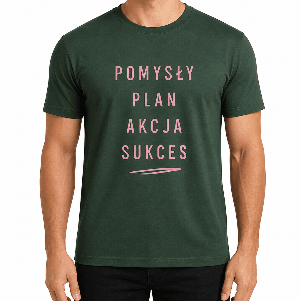 Koszulka dla współpracownika – POMYSŁY PLAN AKCJA SUKCES