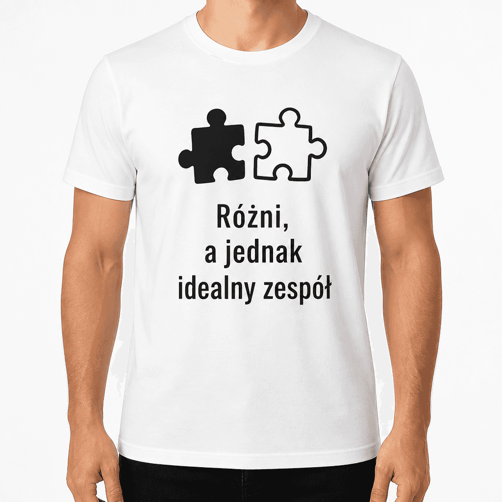 Koszulka dla współpracownika – Różni, a jednak idealny zespół