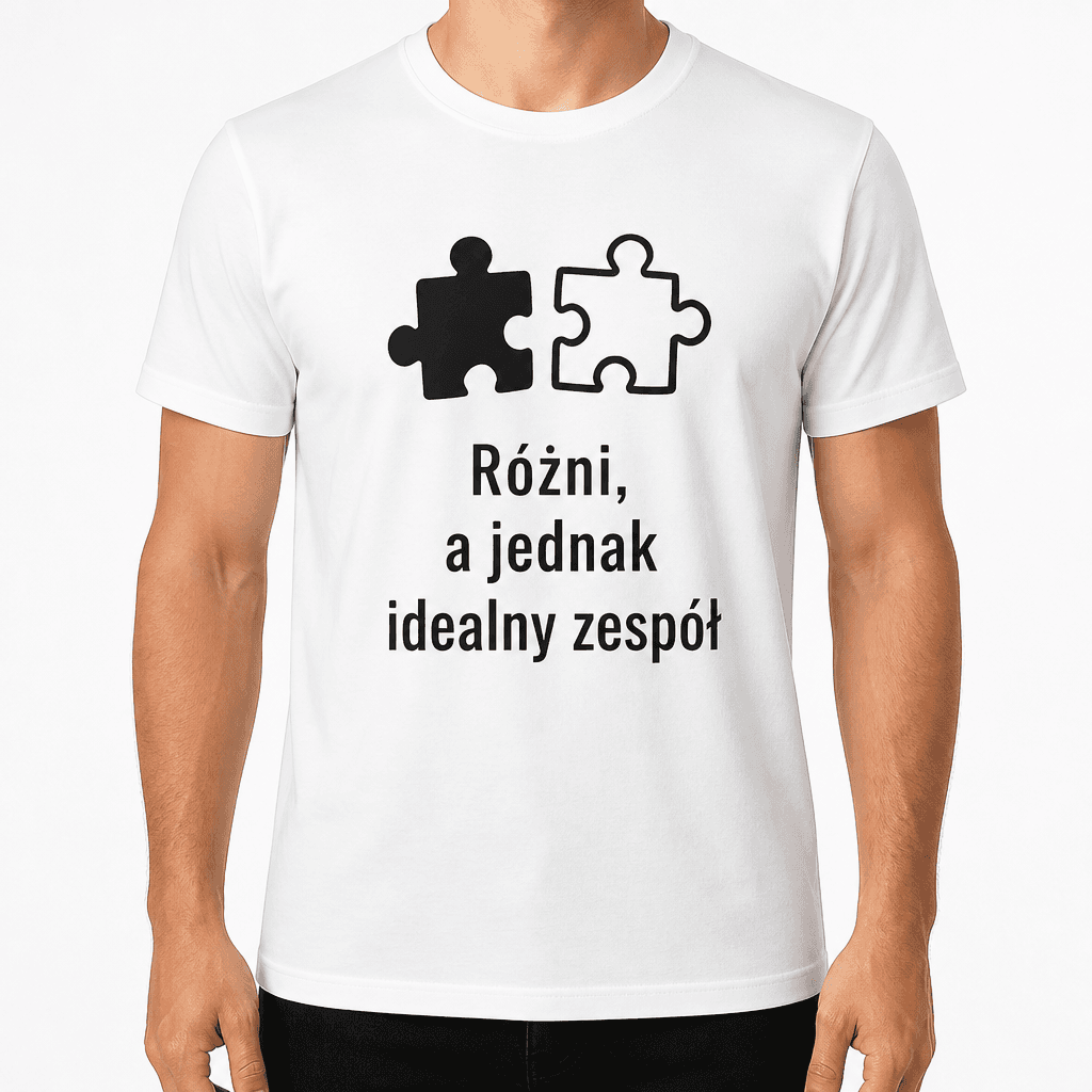 Koszulka dla współpracownika – Różni, a jednak idealny zespół