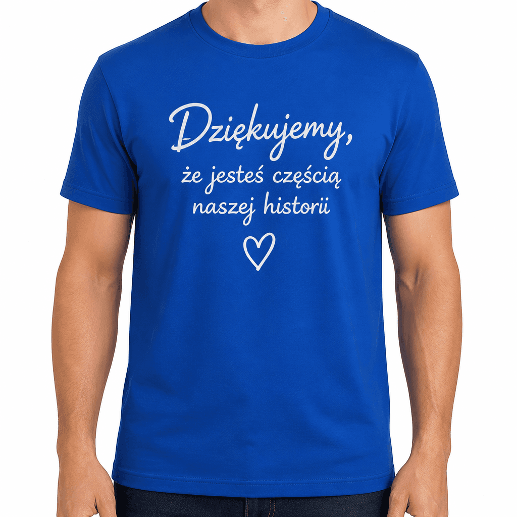 Koszulka dla współpracownika – Dziękujemy, że jesteś częścią naszej historii