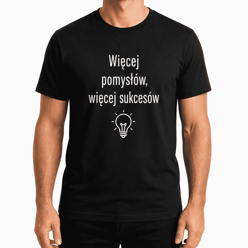 Koszulka dla współpracownika – Więcej pomysłów, więcej sukcesów