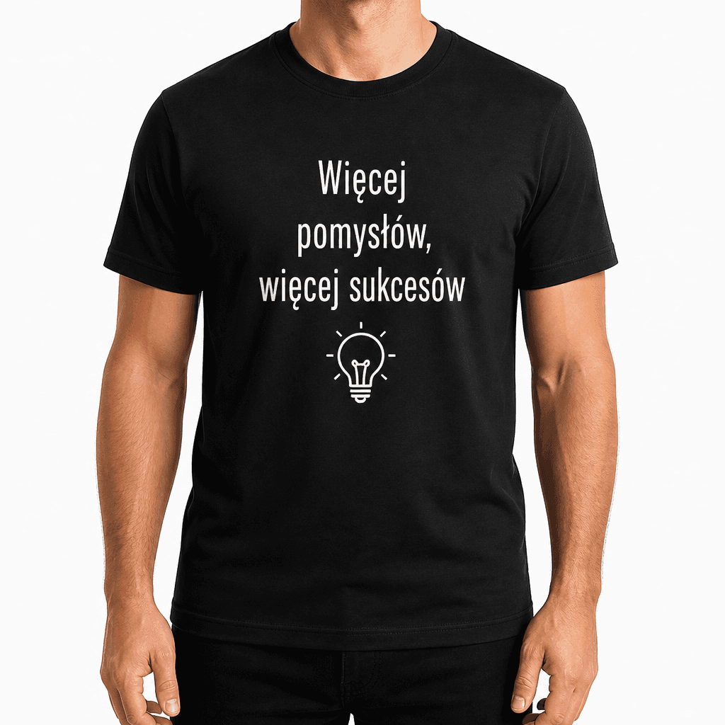 Koszulka dla współpracownika – Więcej pomysłów, więcej sukcesów