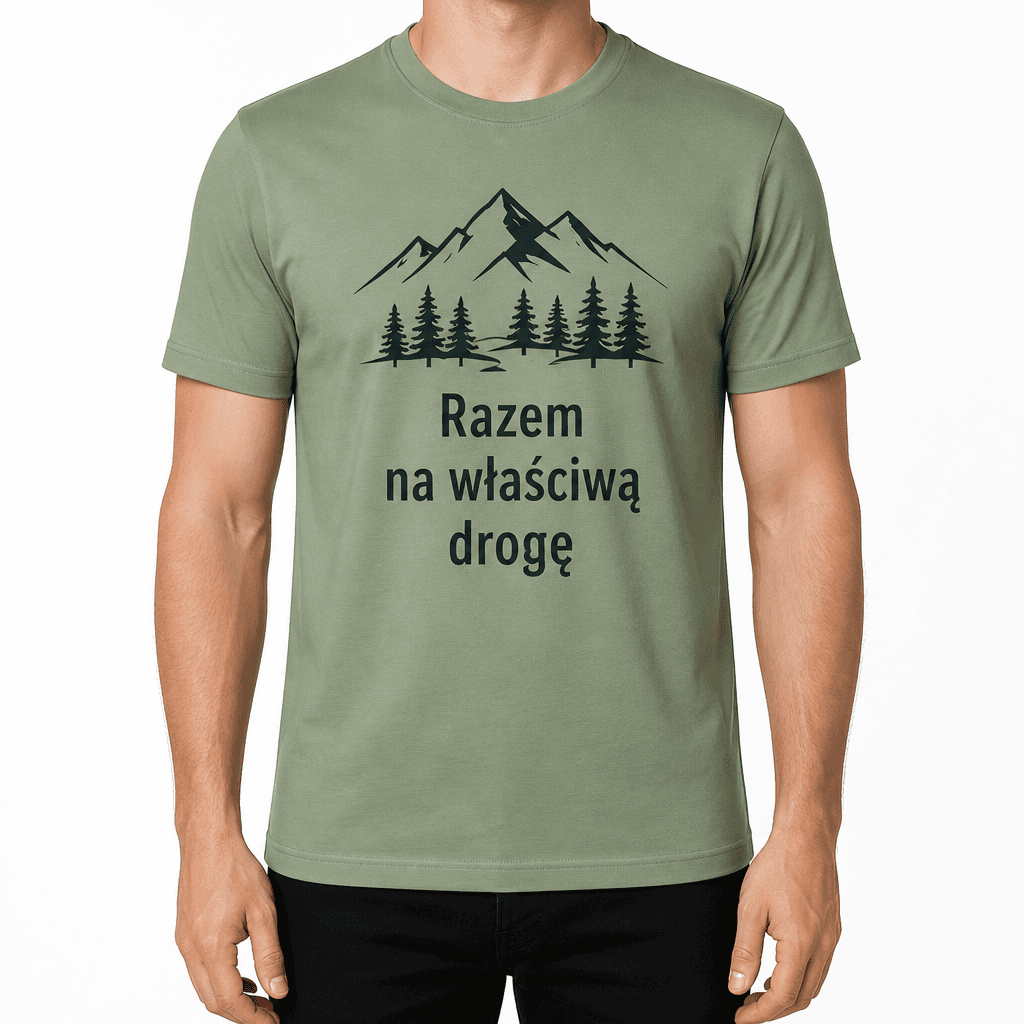 Koszulka dla współpracownika – Razem na właściwą drogę