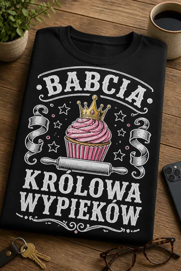 Koszulka dla babci – Babcia Królowa Wypieków