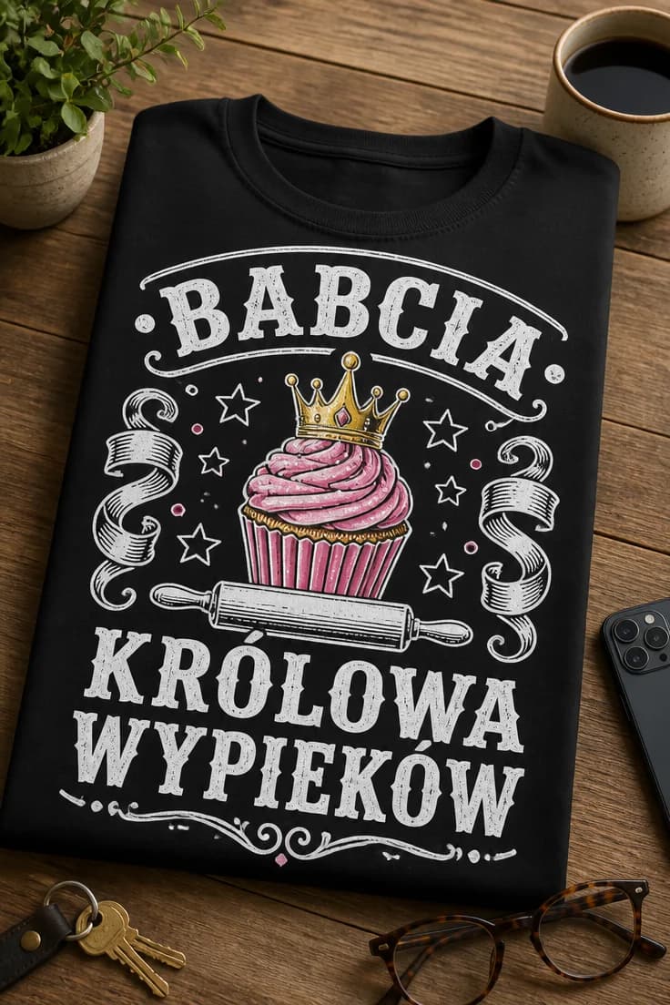 Koszulka dla babci – Babcia Królowa Wypieków