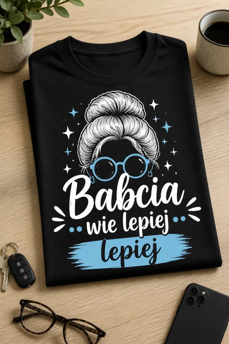 Koszulka dla babci – Babcia wie lepiej